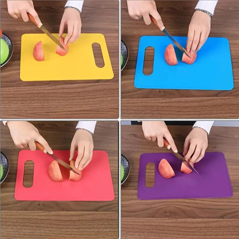 3-Piece Set: Plastic Cutting Board Foods Classification Boards