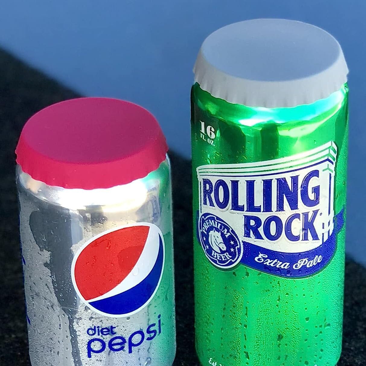 6-Pack: Silicone Can Lids Fits Standard Soda Cans