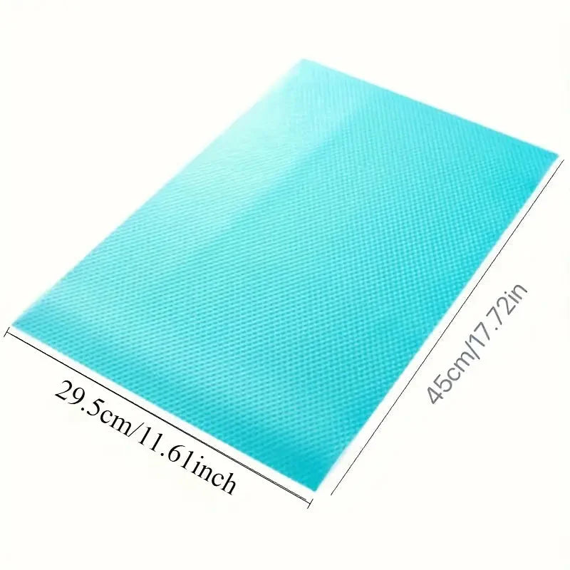 4-Piece Set: High-Quality Refrigerator Liners - Customizable Cabinet Mats