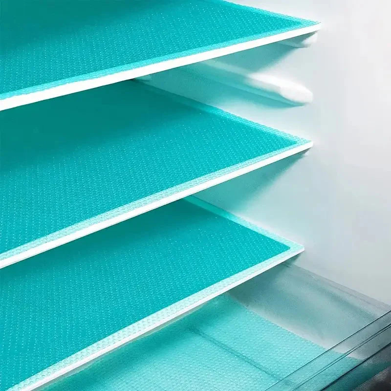 4-Piece Set: High-Quality Refrigerator Liners - Customizable Cabinet Mats