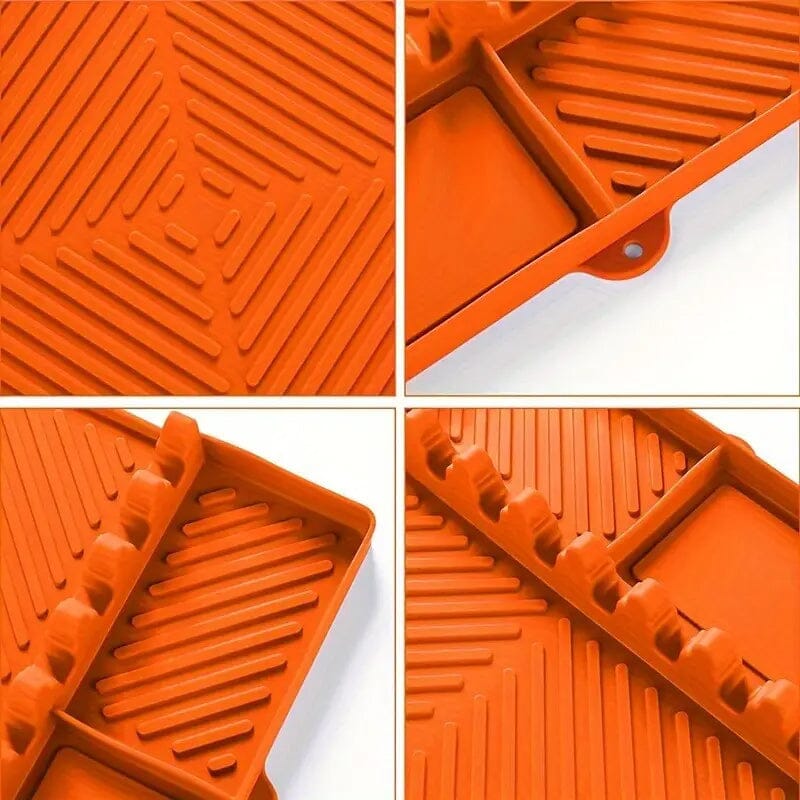 Silicone Grill Mat with Side Shelf
