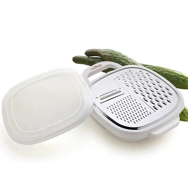 Vegetable Cutter With Lid And Drainer Basket
